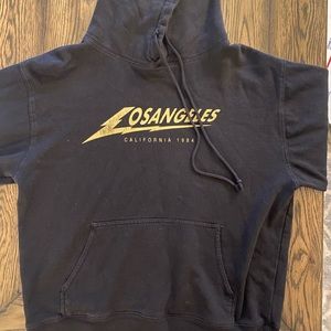 brandy melville Los Angeles black hoodie